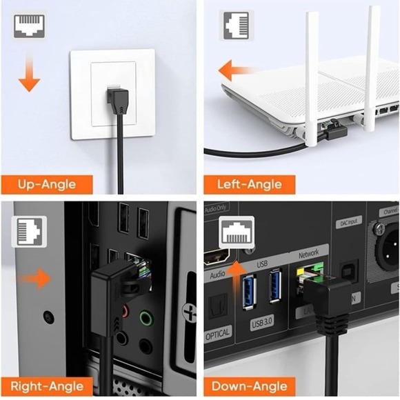 CableCreation CAT6 Ethernet Extension Cable, Shielded 8P8C Ethernet Patch Cable, - Picture 2 of 11